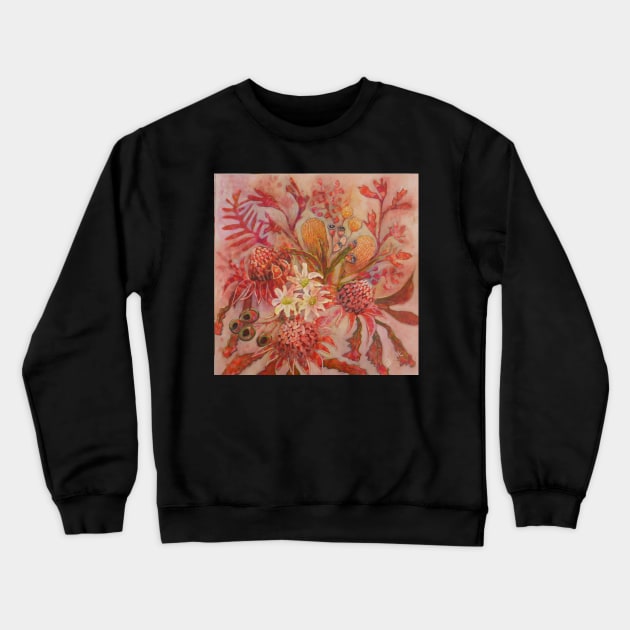 Aussie Natives Crewneck Sweatshirt by bevhardidge